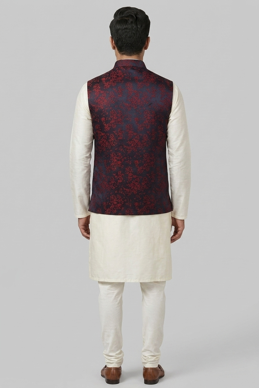 Blue Nehru Jacket / Waistcoat